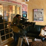 Blue Cross Shoot Cameraman
