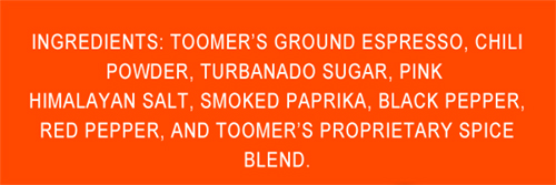 Toomer's Espresso Rub