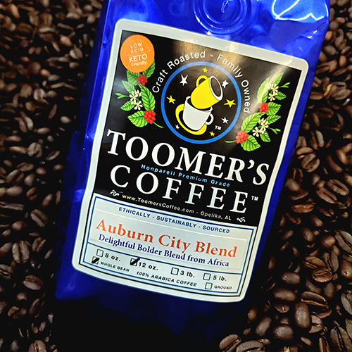 toomers coffee roasters auburn city blend low acid coffee