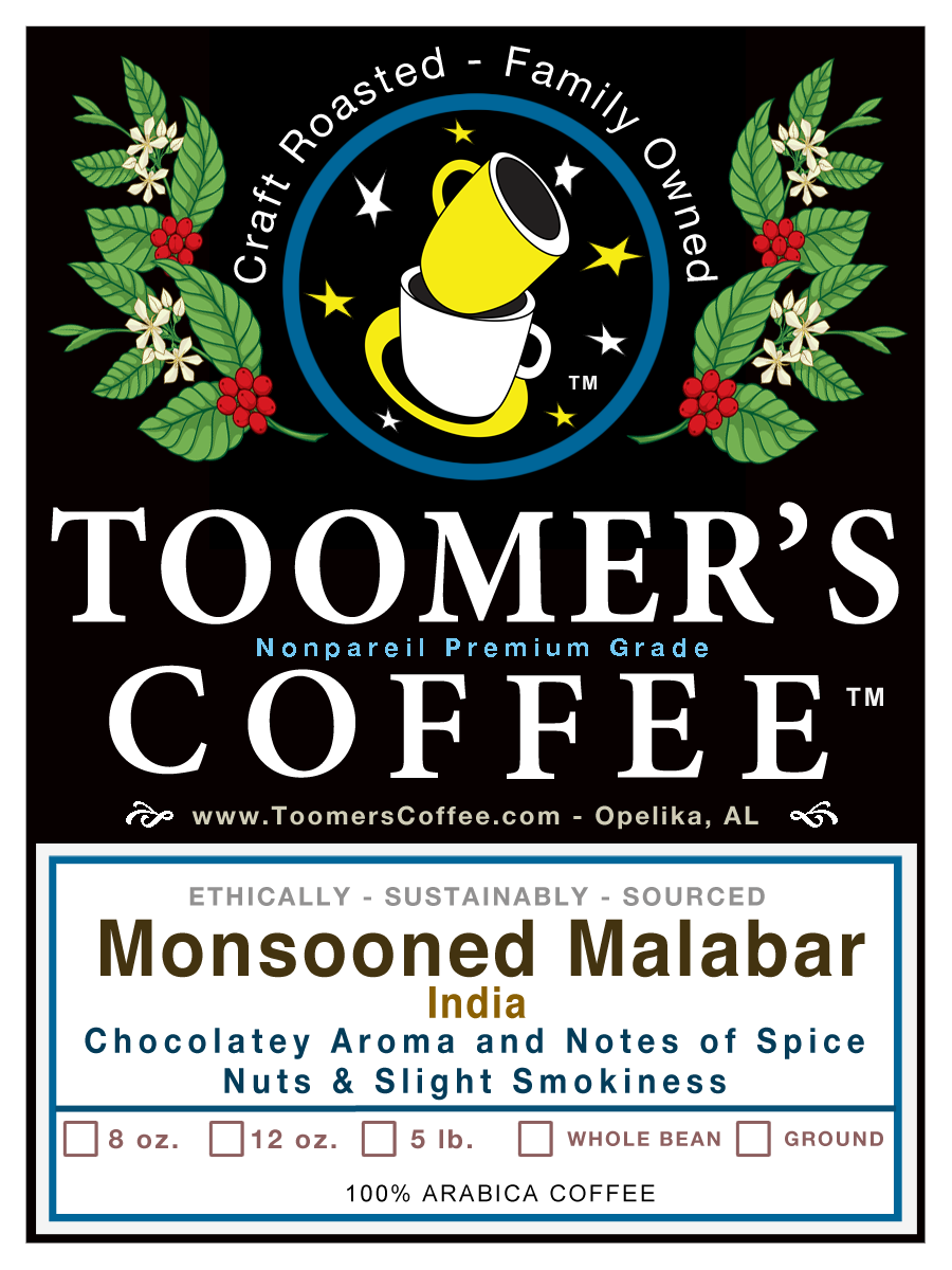 India Monsoon Malabar Coffee - 12 oz.