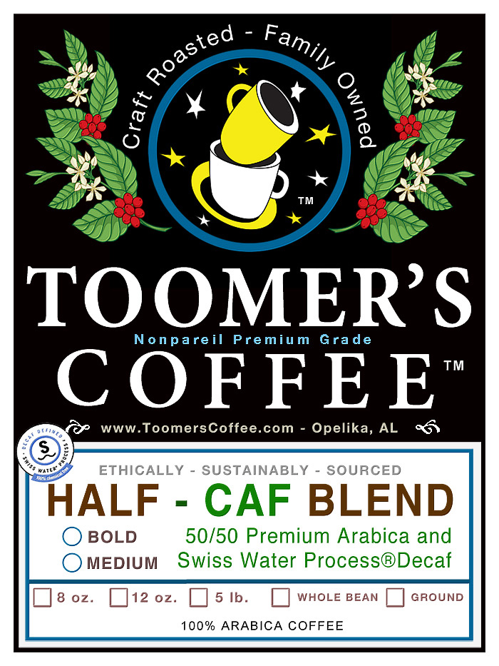 Half-Caf Blend Coffee - 12 oz.