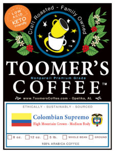 Colombian Supremo Coffee - 12 oz