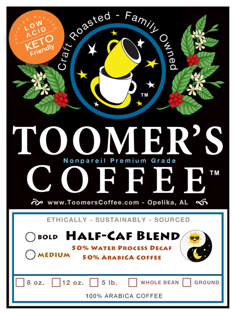 Half-Caf Blend Coffee - 12 oz.
