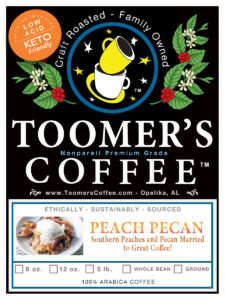 Peach Pecan Coffee - 12 oz.