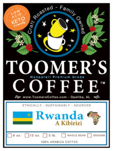 Rwanda A Kibirizi - Fully Washed Coffee - 12 oz.