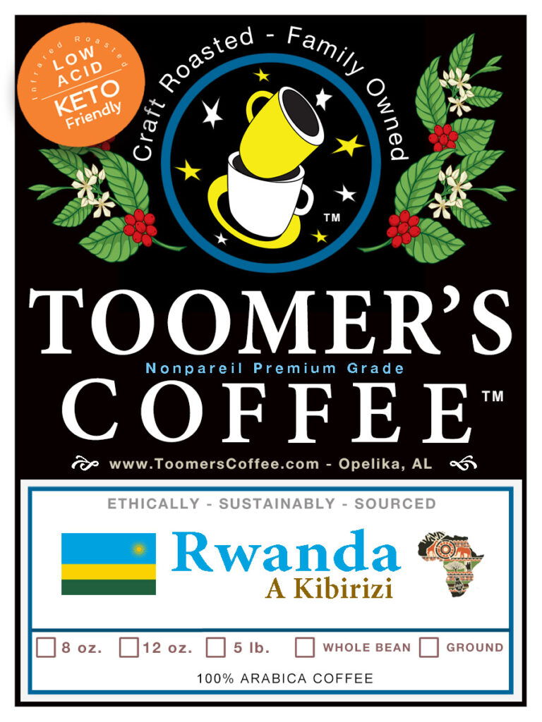 Rwanda A Kibirizi - Fully Washed Coffee - 12 oz.