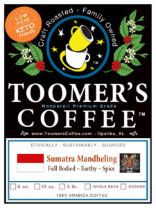 Sumatran Mandheling Coffee - 12 oz.