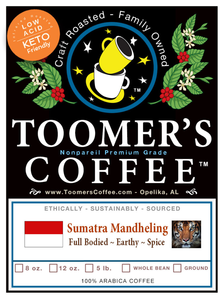 Sumatran Mandheling Coffee - 12 oz.