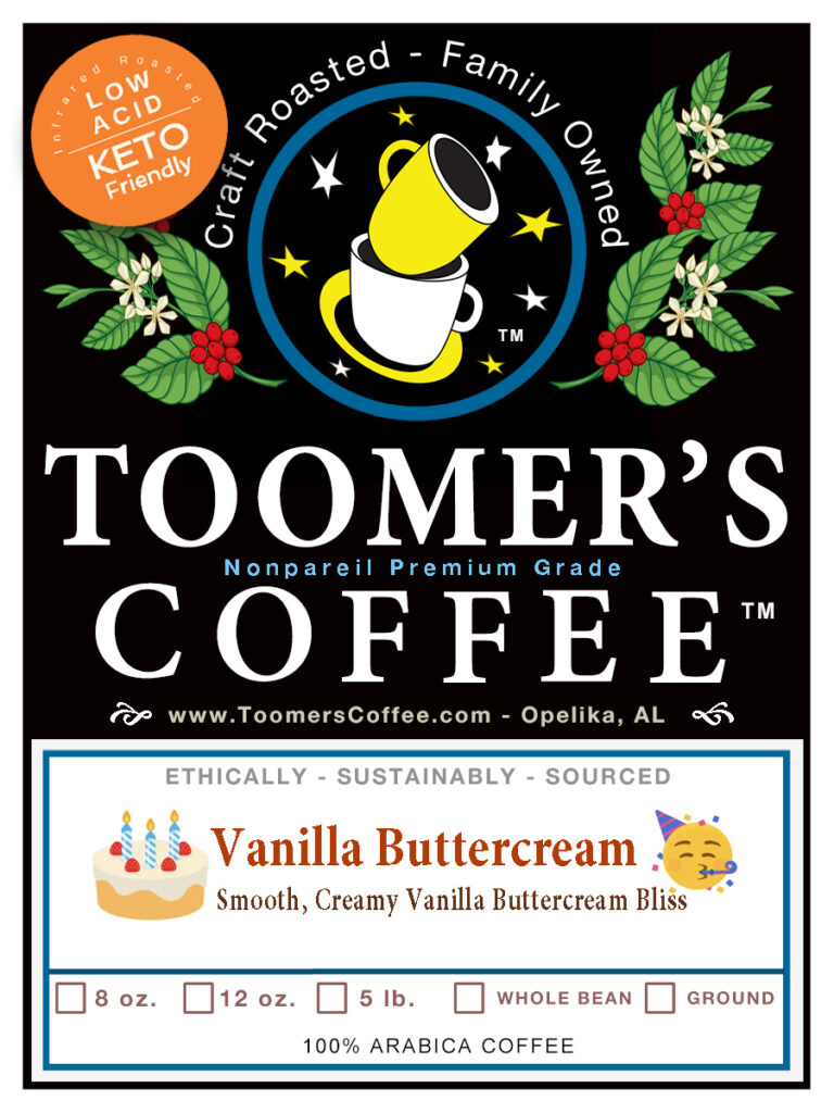 Vanilla Butter Cream Flavored Coffee - 12 oz.