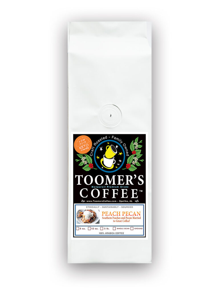 Peach Pecan Coffee - 12 oz.
