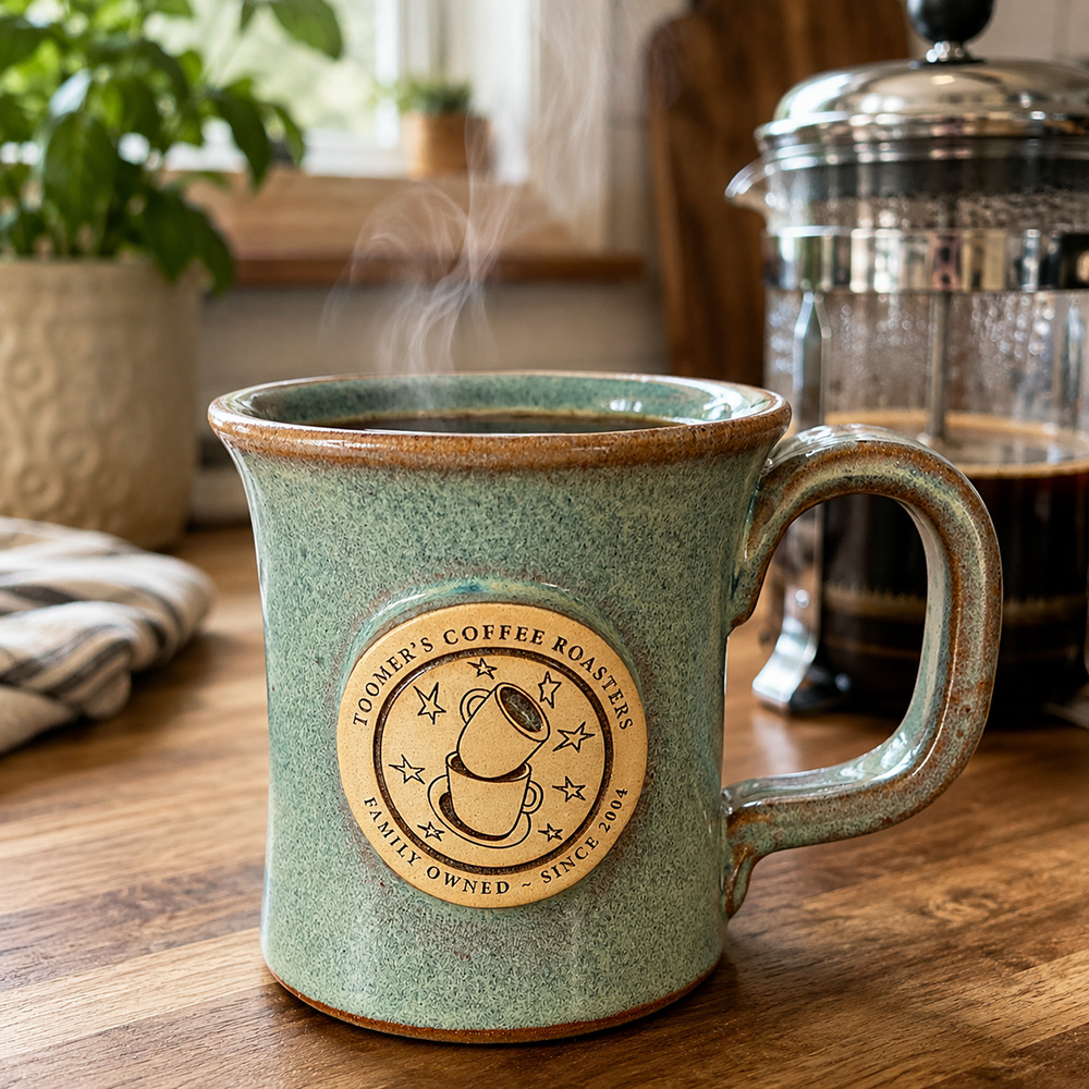 Toomer's Robins Egg Blue Logo Mug - 12 oz.