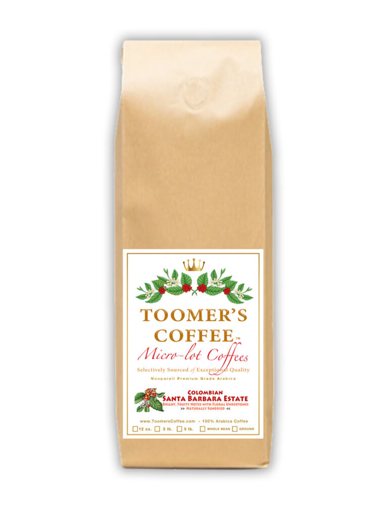 👑 Microlot Colombian Santa Barbara Estate - Natural Process - 12 oz.